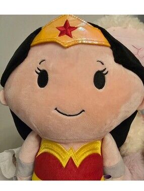 Hallmark Itty Bittys Large Wonder Woman Plush Toy - Red/Yellow/Black